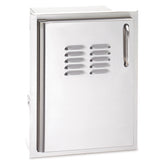 Single Access Door with Tank Tray/Louvers and Stainless Steel Handles
